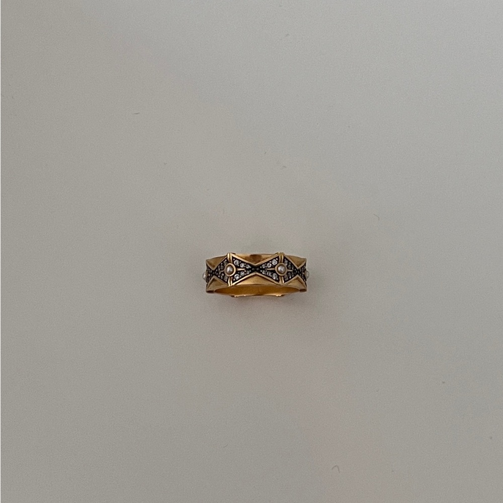 Missoma Gold Pearl Ring - Harris Reed